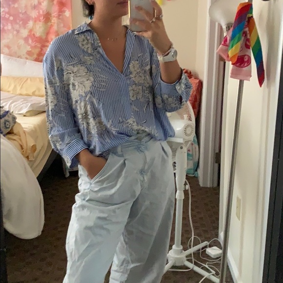 Zara Tops - ZARA floral button down